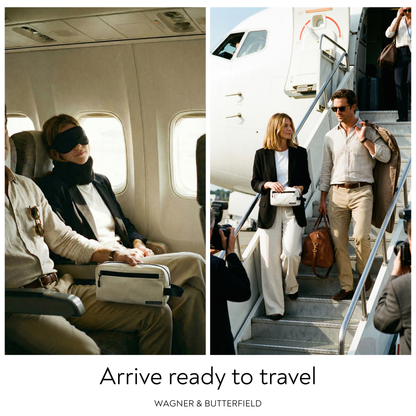 (Pillow + Case) - Just the Black Sherpa Travel Neck Pillow + Ripstop Travel Carry Case