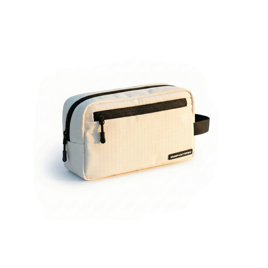 The Weekender Bag - Ivory Ripstop Fabric
