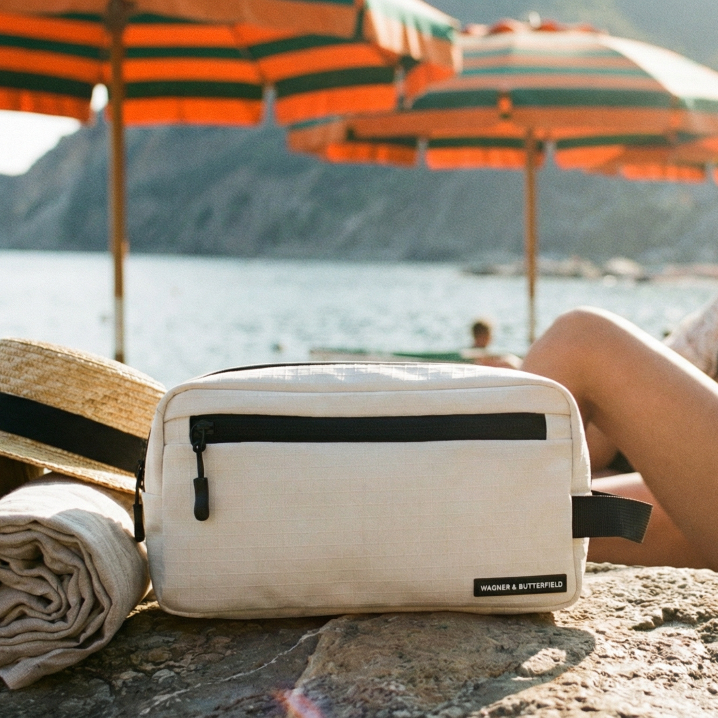 The Weekender Bag - Ivory Ripstop Fabric