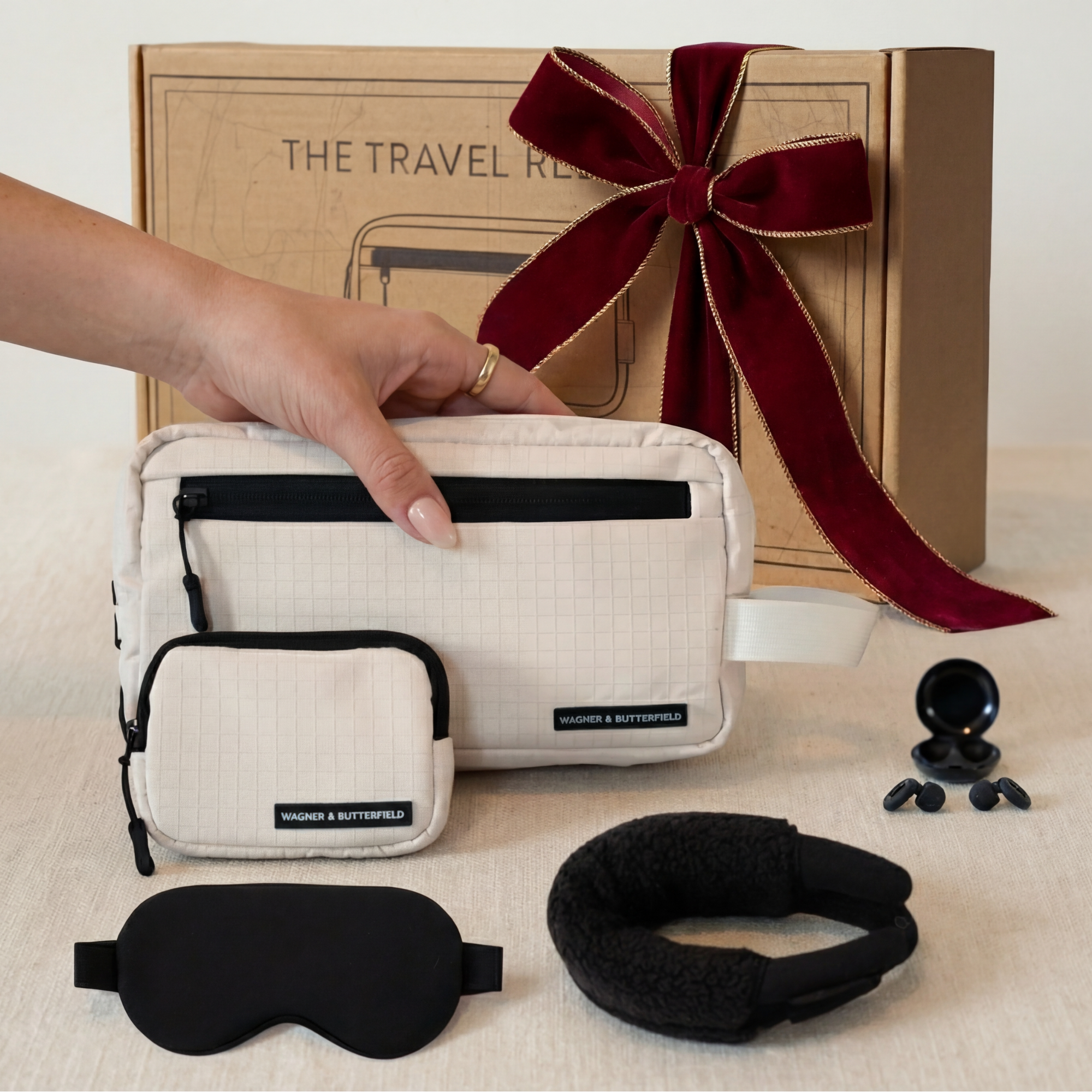 5 Piece Travel Pillow Gift Set